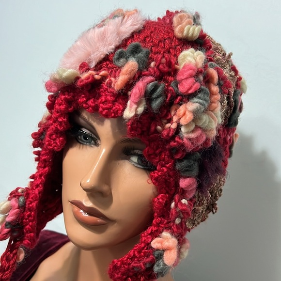 Hat Freeform cup style Hat Personalized handmade hat - Picture 2 of 11